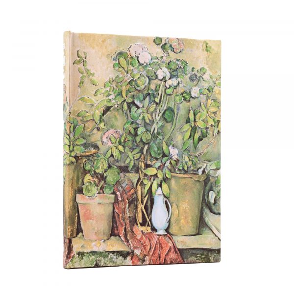 Cezannes Terrakotta-Töpfe und Blumen
