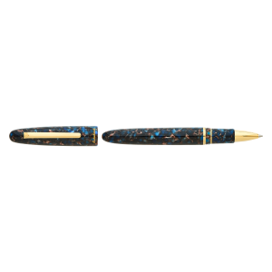 ESTIE NOUVEAU BLUE / GOLD TRIM ROLLERBALL