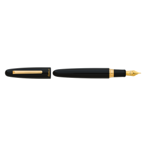 ESTIE OVERSIZE EBONY / GOLD TRIM FOUNTAIN PEN
EF, F, M, B, Stub 1.1, Journaler, Scribe, Needlepoint