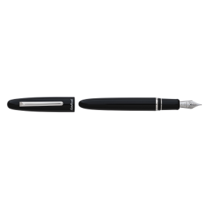 ESTIE OVERSIZE EBONY / PALLADIUM TRIM FOUNTAIN PEN
EF, F, M, B, Stub 1.1, EF Flex, F Flex, Journaler, Scribe, Needlepoint