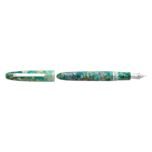 ESTIE SEA GLASS / PALLADIUM TRIM FOUNTAIN PEN
EF, F, M, B, Stub 1.1, EF Flex, F Flex, Journaler, Scribe, Needlepoint